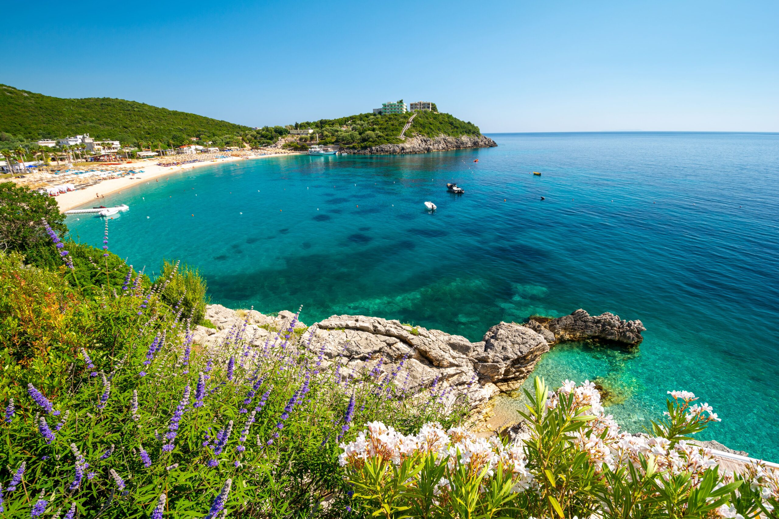 panoramic view of jale bay