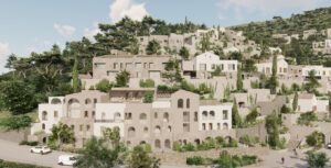 render of Albanian apartments for sale in Jale, Albania